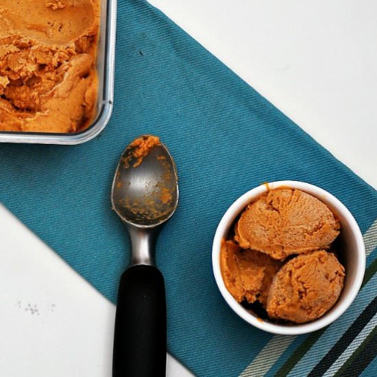 Pumpkin and Salted Caramel Gelato