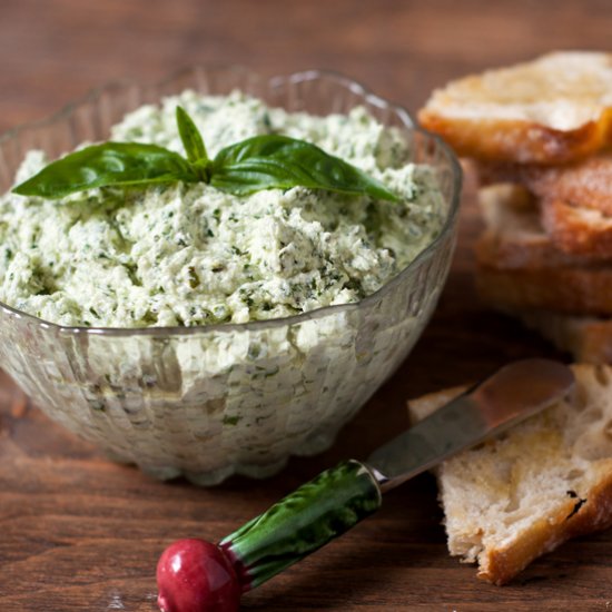 Pesto Goat Cheese