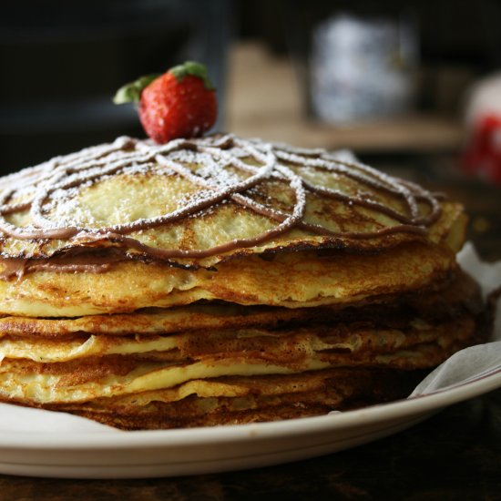 Chocolate Hazelnut Mille Crêpes