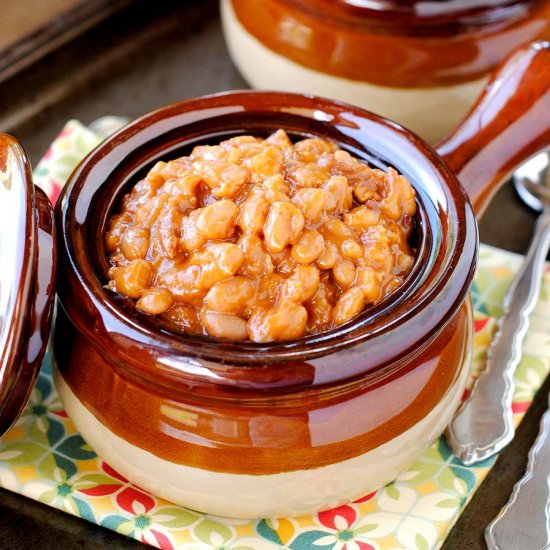 Slow Cooker Baked Beans