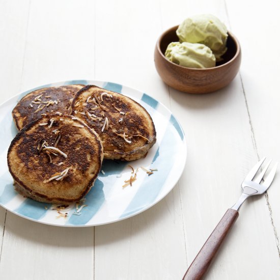 Banana Pancakes & Avocado Ice Cream