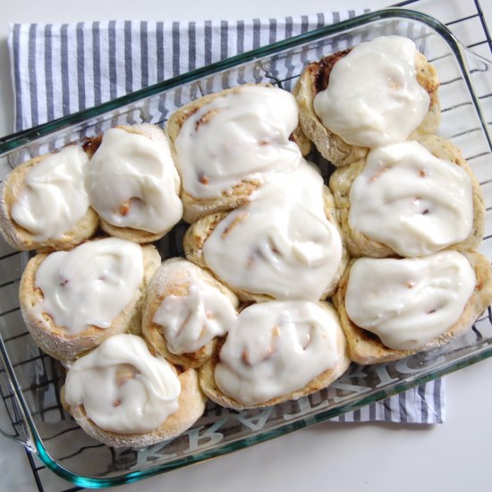 Zucchini Bread Cinnamon Rolls