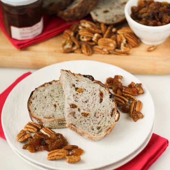 Golden Raisin Pecan Bread