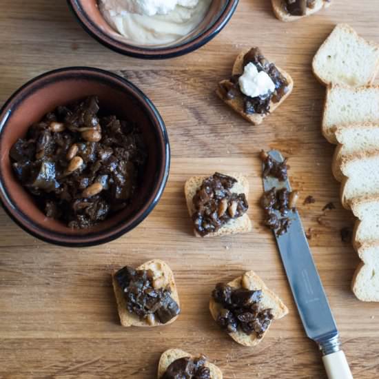 Slow Cooker Eggplant Caponata