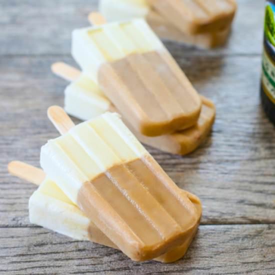 Bailey’s Coffee and Cream popsicles