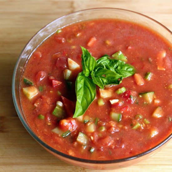 Andalusian soup salad