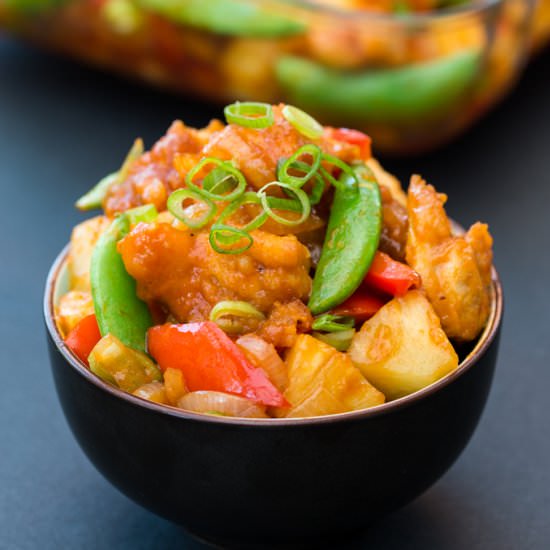 Baked Sweet and Sour Chicken