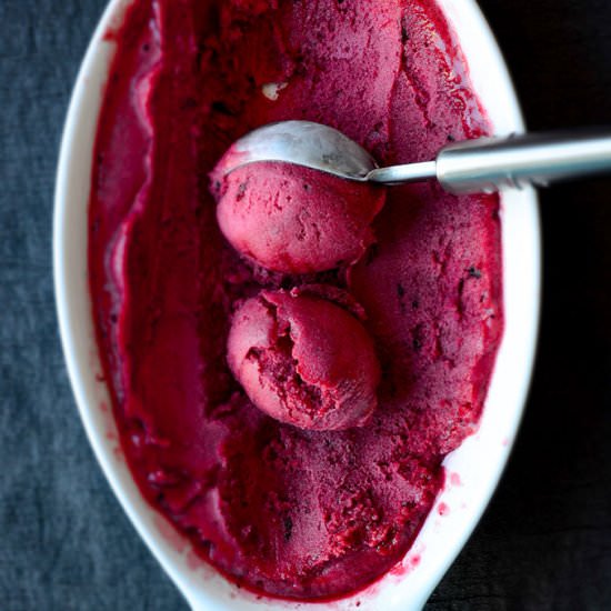 Cranberry Frozen Yogurt