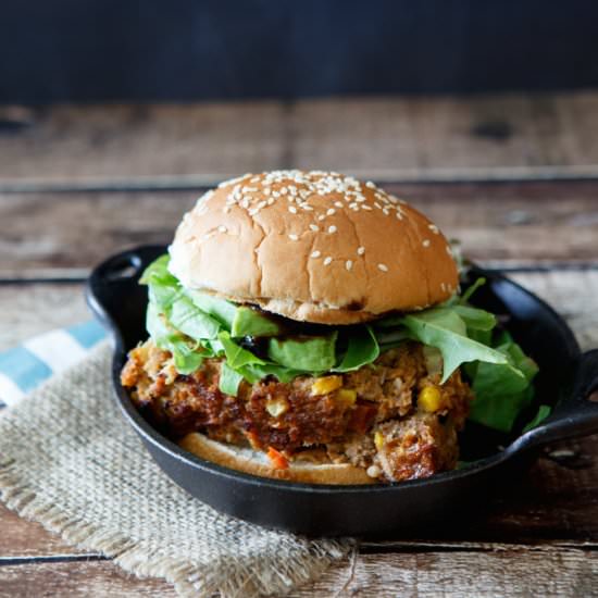 Southwest Turkey Meatloaf Sandwich