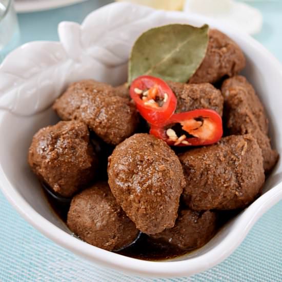 Sweet & Savory Meatball Stew