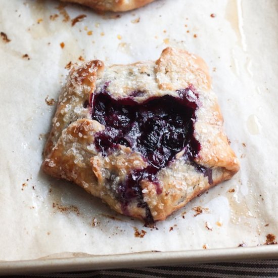 Blueberry Ricotta Galettes