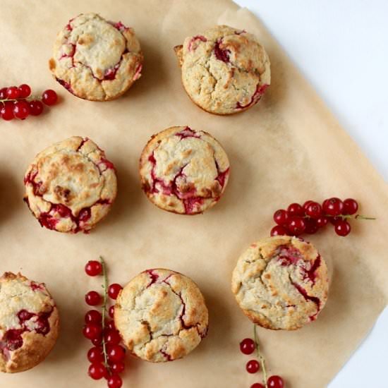 Red Currant Vanilla Muffins