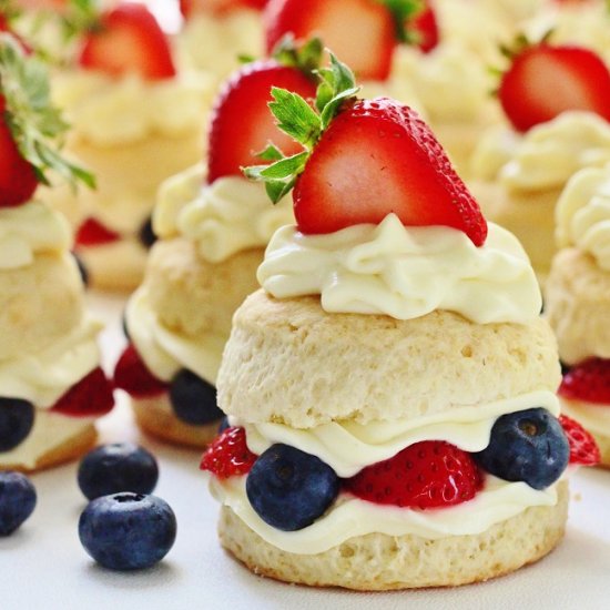 Strawberry Blueberry Shortcakes