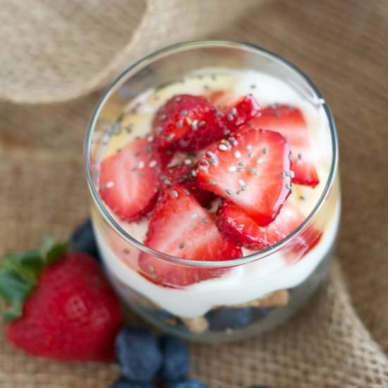 Greek Yogurt Parfait w/ Agave Lime