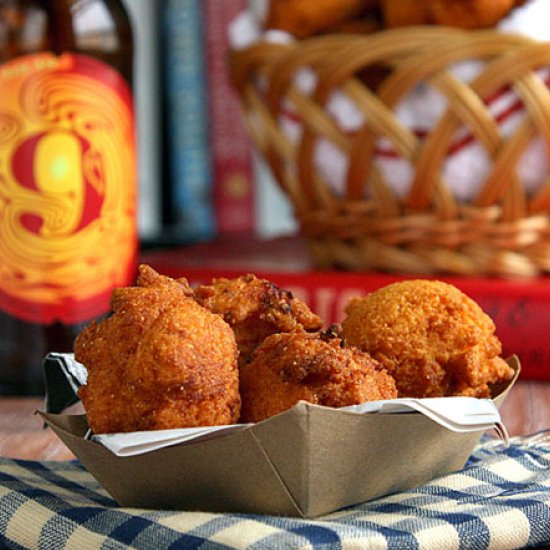 Caramelized Onion Hush Puppies