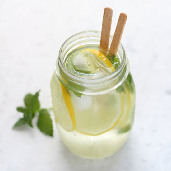 Mint Lemon Agua Fresca