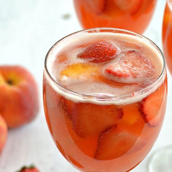 Strawberry Peach Sangria