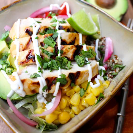 Miami Chicken Burrito Bowl