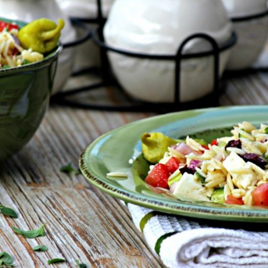 Greek Orzo Salad