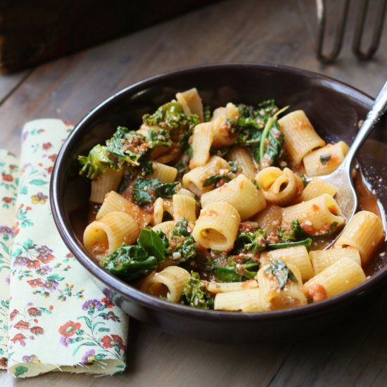 Rigatoni & Tomato Basil Vinaigrette