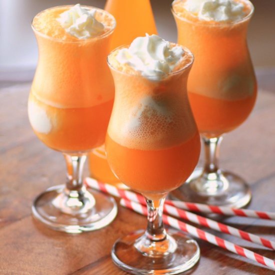 Orange Creamsicle Floats