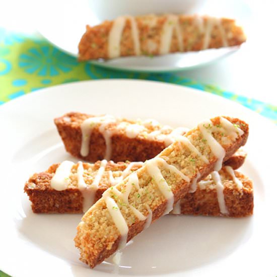 Macadamia Lime Biscotti