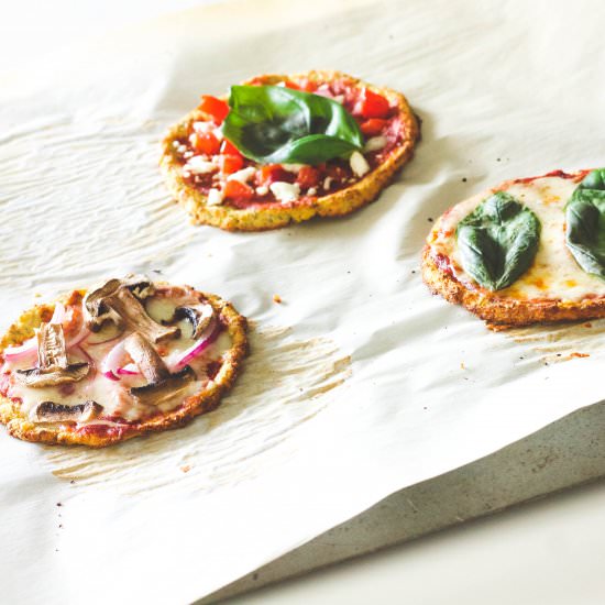 Mini Califlower Pizzas