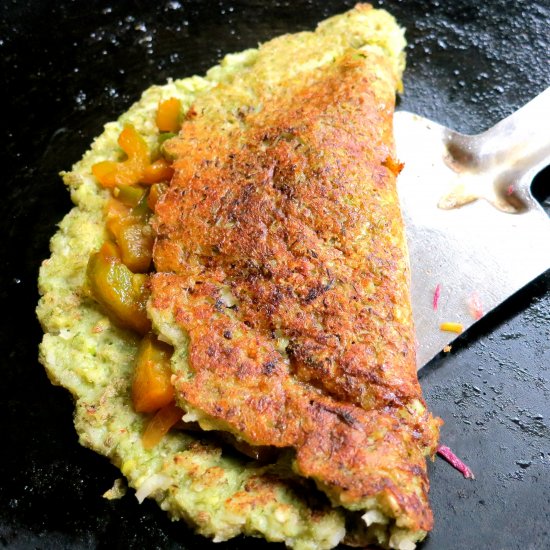 Moong Dal Dosa (South Indian Crepe)