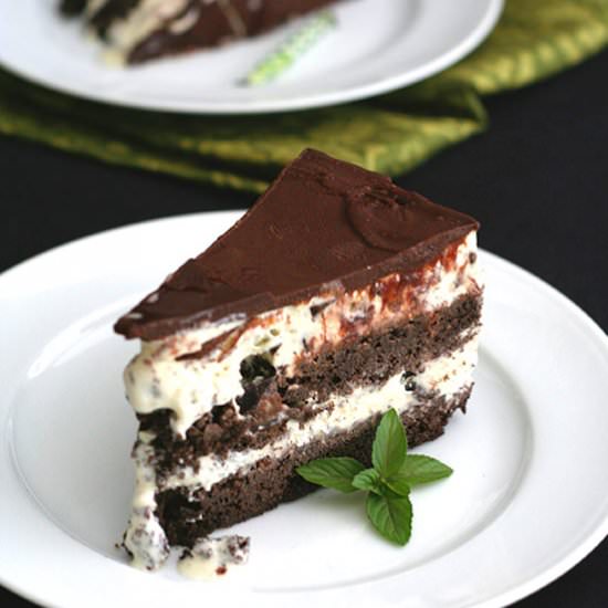 Mint Chip Ice Cream Cake