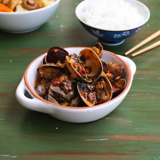 Clams With Black Bean Sauce