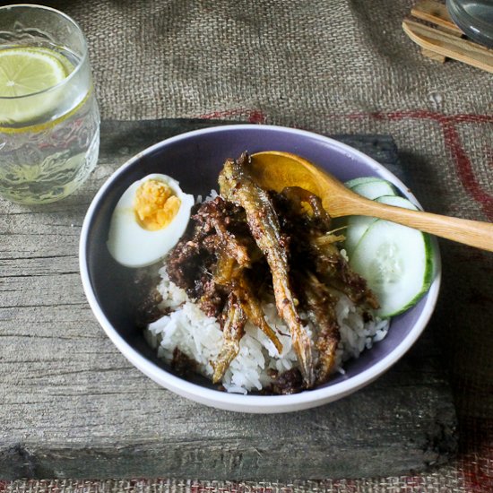 Sambal ikan kering