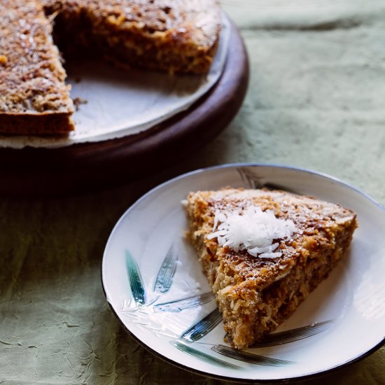 Grain Free Coconut Tapioca Cake