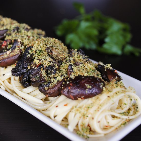 Garlic Parsley Crumb Pasta