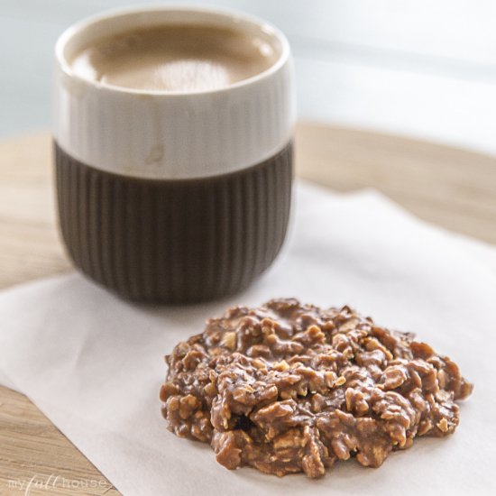 No Bake, Vegan Oat Cookies