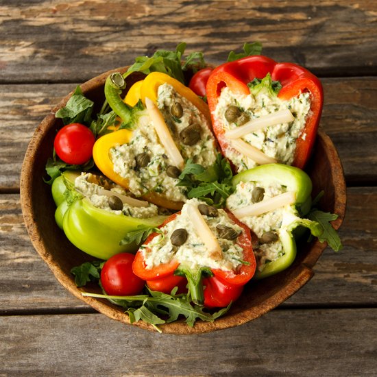 Raw-vegan Stuffed Peppers