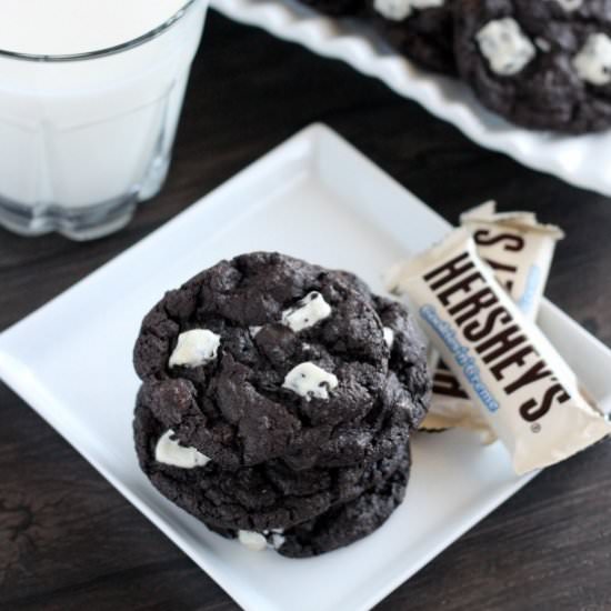 DarkChocolate Cookies&Cream Cookies