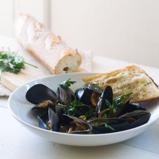 Mussels Mariniere