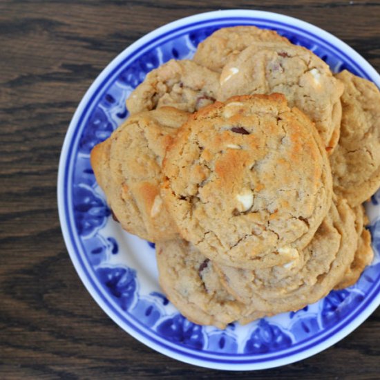 Oatmeal PB Chocolate Chip Cookies