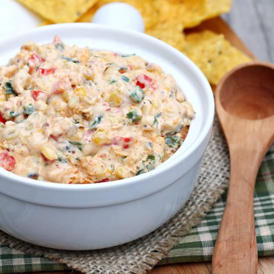 Roasted Corn & Jalapeno Dip