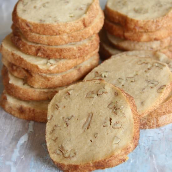 Cinnamon Pecan Icebox Cookies