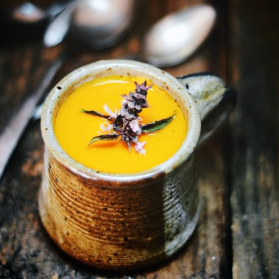 Carrot and Rhubarb Soup