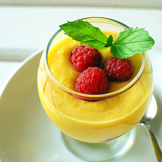 Mango mousse