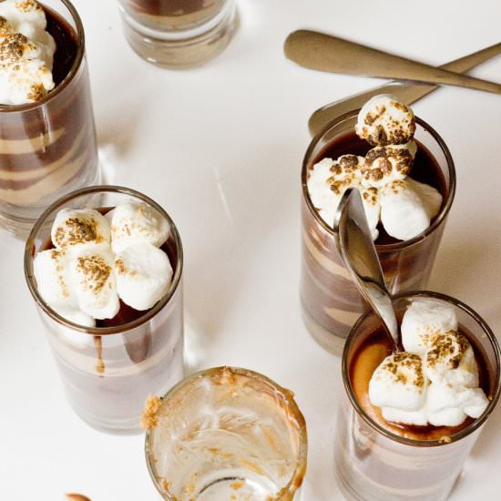 Peanut Butter S’mores Parfaits