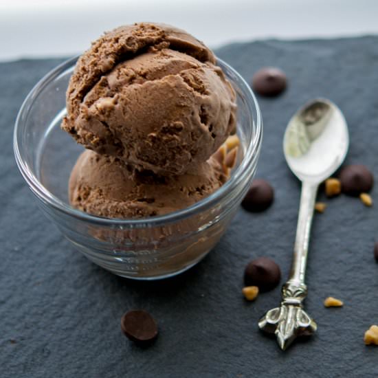 Chocolate Heath Bar Crunch Ice Crea