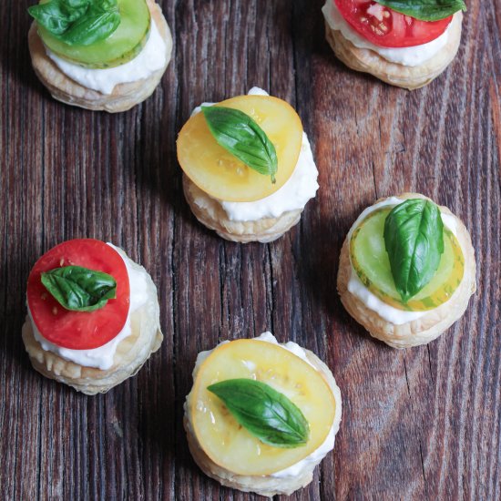 Whipped Feta Heirloom Tomato Tarts