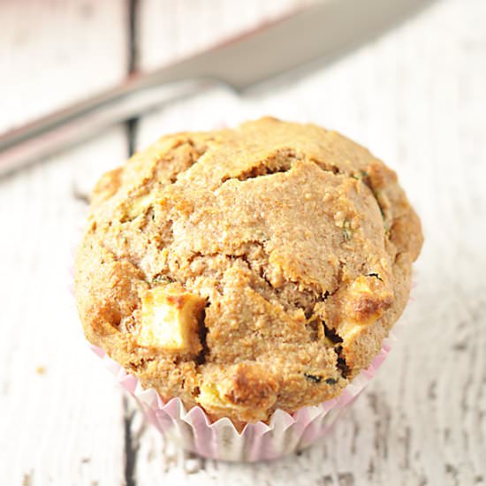 Whole Wheat Apple Cinnamon Muffin