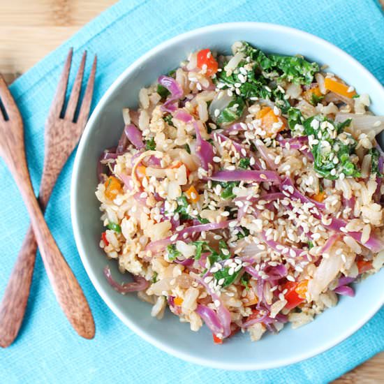 Toasted Sesame Vegetable Stir Fry