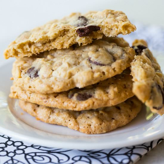 Chocolate Chip & Coconut Cookies