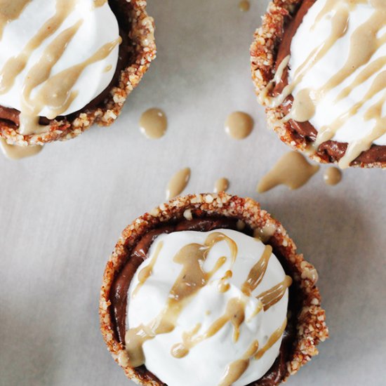 Paleo Chocolate Mousse Tarts