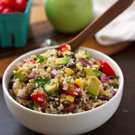 Quinoa and Black Bean Salad